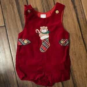 Vintage Baby Christmas Romper
